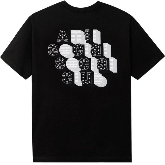 Anti Social Social Club Tee L Sign Me Up - Picture 2 of 4
